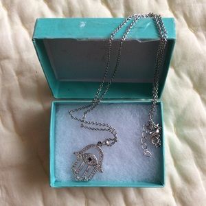 Hamsa Hand Pendant Necklace